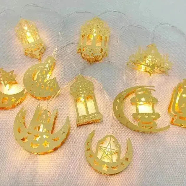 Arab Ramadan Decorated Strings Of Lights For The Middle East Eid Festival - EX-STOCK Canada