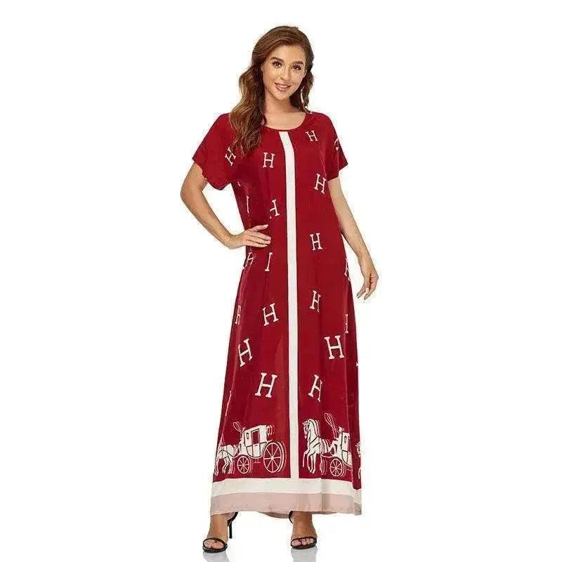 Abito da donna arabo Manica corta Orlo largo - EX-STOCK Canada