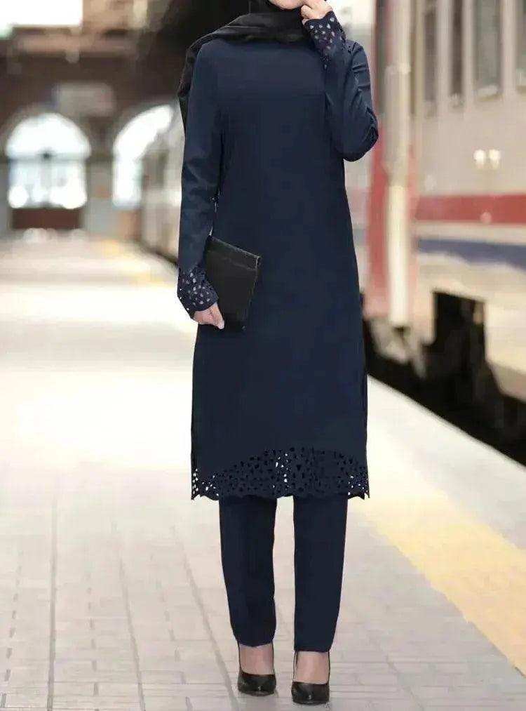 Completo donna araba abaya a due pezzi - EX-STOCK Canada