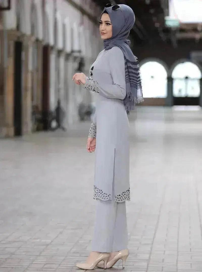 Completo donna araba abaya a due pezzi - EX-STOCK Canada