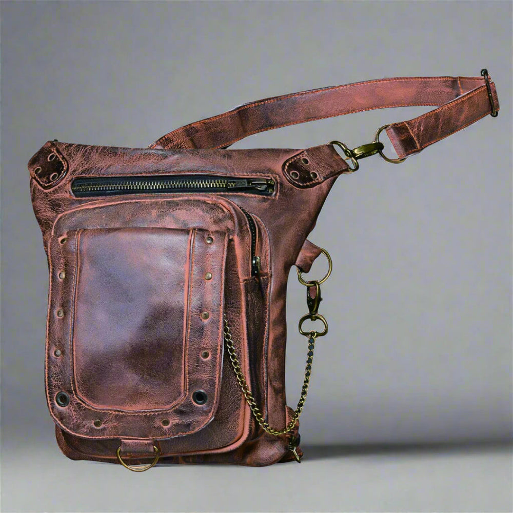 Bolso de muslo de cuero para mujer | Bolso bandoleraEX-STOCK Canada