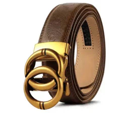 Automatic Alloy Buckle Cowhide Men's Belt - EX-STOCK Canada