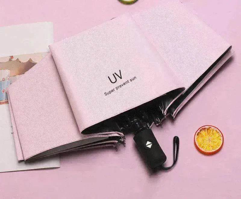 Automatic Lady's Rain & Sun Folding Umbrella - EX-STOCK Canada