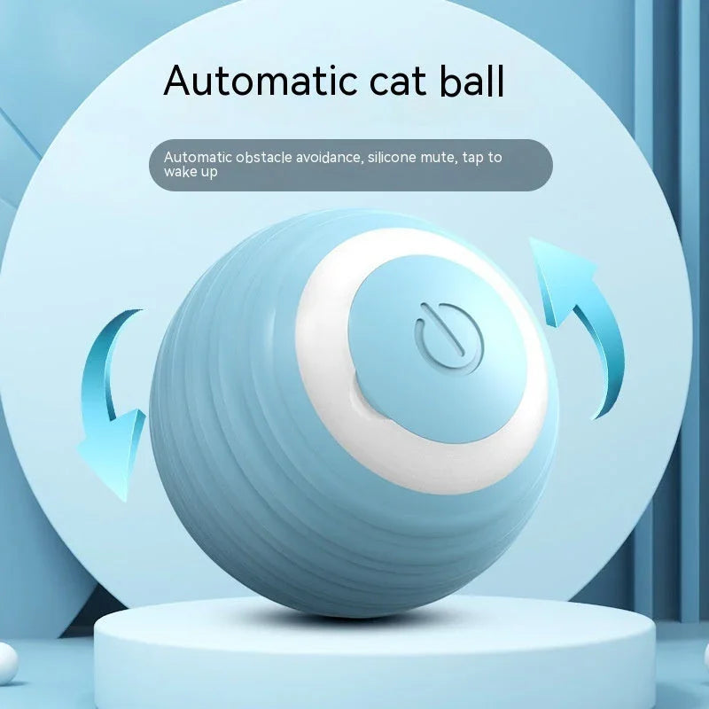 Pelota Inteligente para Gato que se Mueve, Rebota y Rueda Automáticamente, Juguete para Gatitos que se Mueve Solo para Gatos de InteriorEX-STOCK Canada