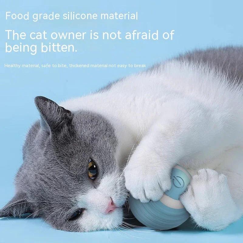 Automatic Moving Bouncing Rolling Ball Smart Cat Toy Ball Self-Moving Kitten Toy For Indoor Cat Kitten EX-STOCK Canada