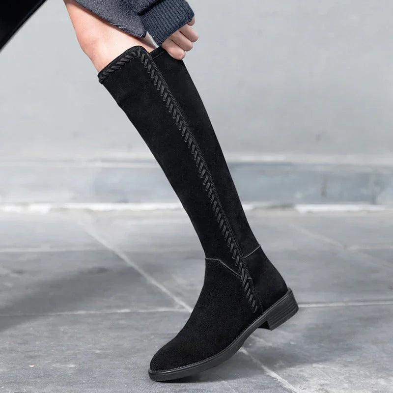 Autumn And Winter New Riding Boots Women's British Style EX-STOCK Canada