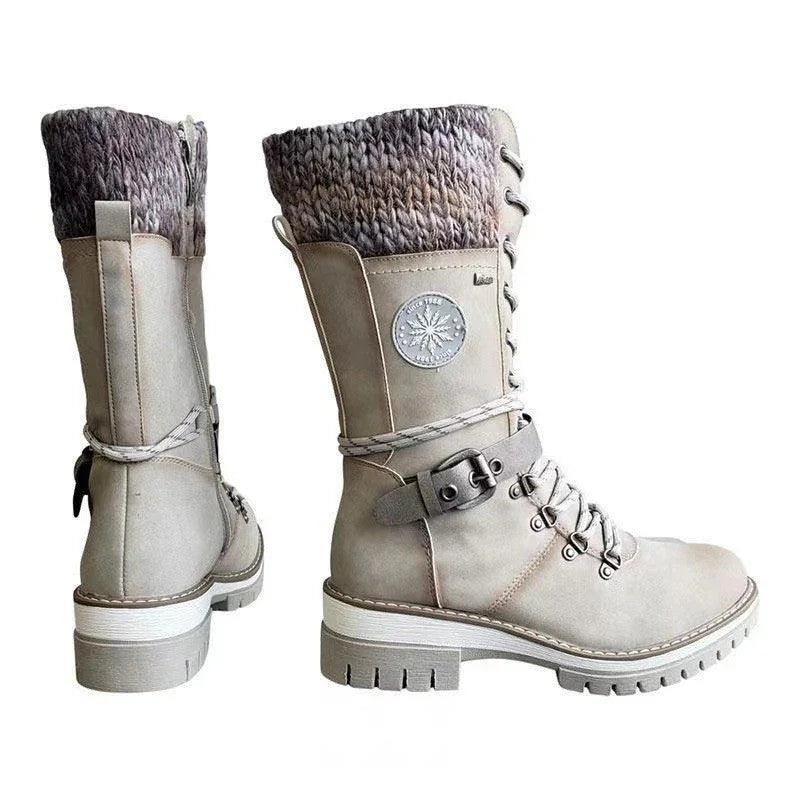Nouveaux bottes d'équitation pour femmes d'automne et d'hiver, bottes de neige européennes et américainesEX-STOCK Canada