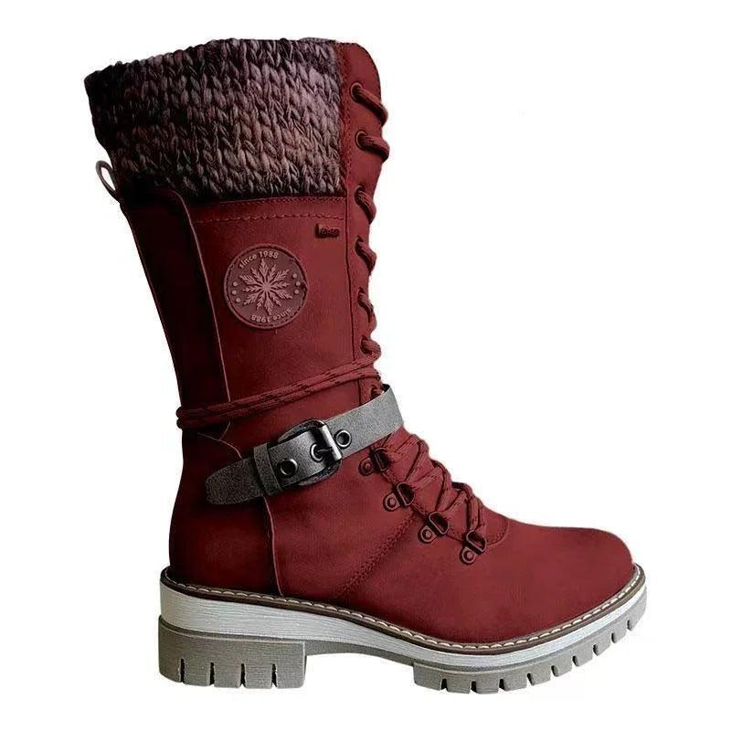Nouveaux bottes d'équitation pour femmes d'automne et d'hiver, bottes de neige européennes et américainesEX-STOCK Canada