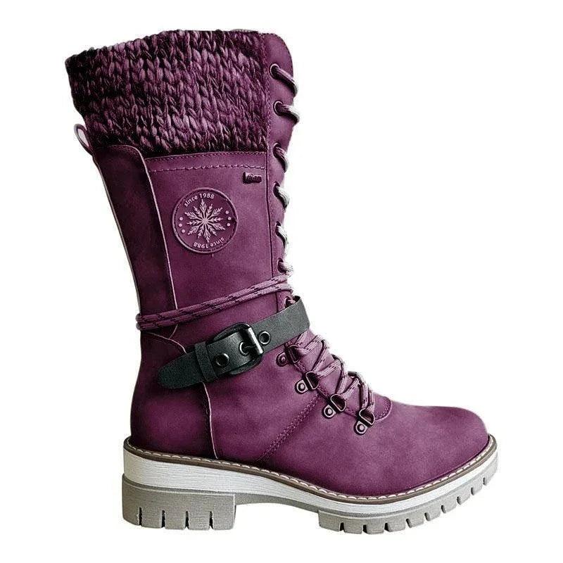Nouveaux bottes d'équitation pour femmes d'automne et d'hiver, bottes de neige européennes et américainesEX-STOCK Canada