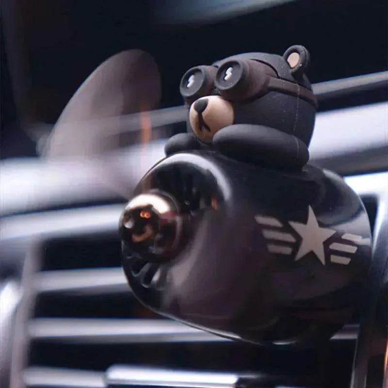 Aviator Bears Car Air Outlet Aromatherapy Ornaments - EX-STOCK Canada