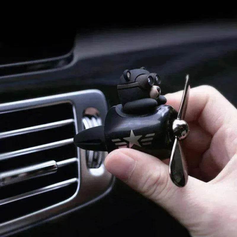 Aviator Bears Car Air Outlet Aromatherapy Ornaments - EX-STOCK Canada