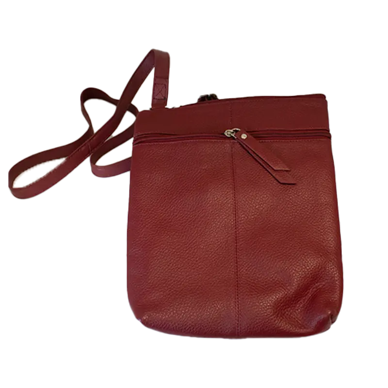 BOL Leather Crossbody Bag 2 Front Zip EX-STOCK Canada