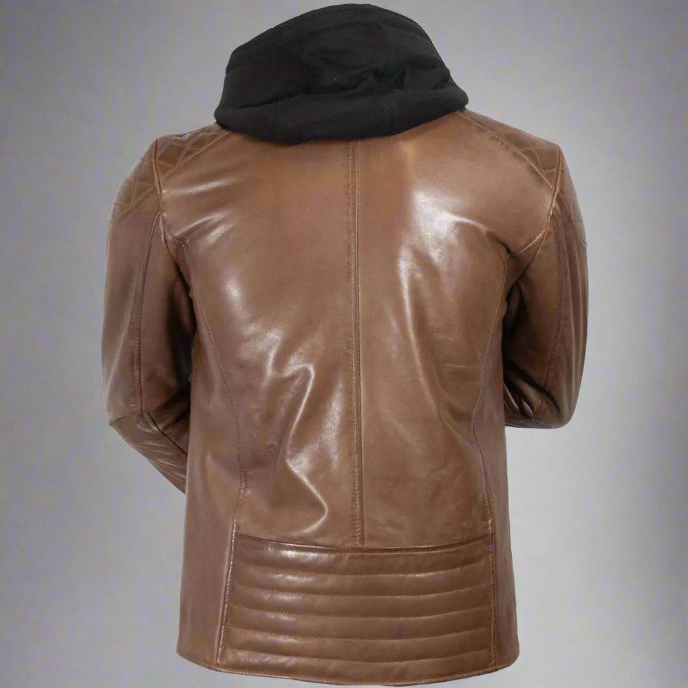 Giacca in pelle di agnello Alvin da uomo BOLEX-STOCK Canada