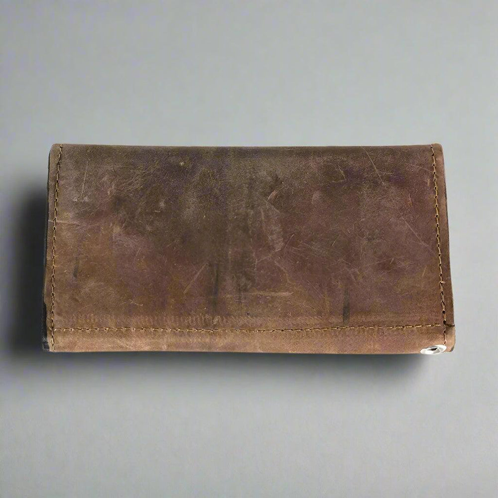 Portafoglio Trifold da Uomo BOL in Pelle da Camionista Placcata in Cromo - EX-STOCK Canada