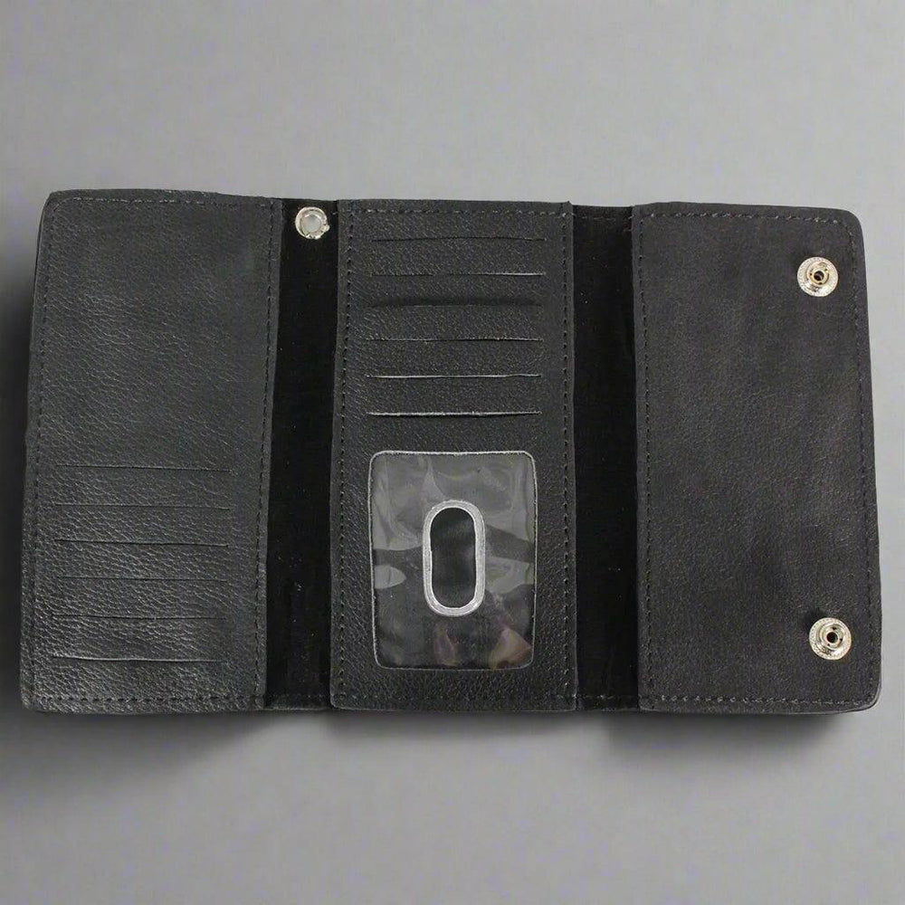 Portafoglio Trifold da Uomo BOL in Pelle da Camionista Placcata in CromoEX-STOCK Canada