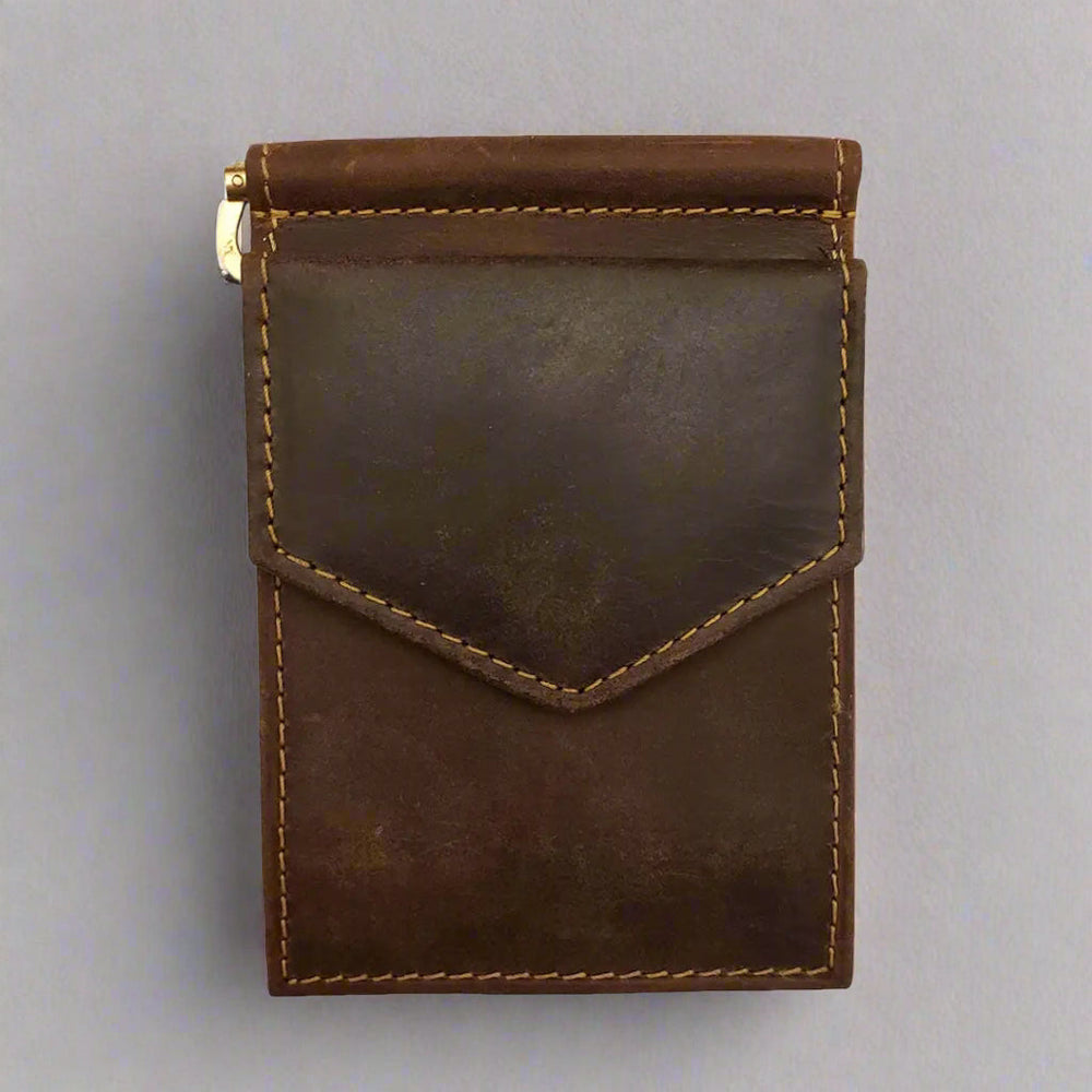 Cartera para hombre BOL con pinza para dinero de cuero envejecidoEX-STOCK Canada