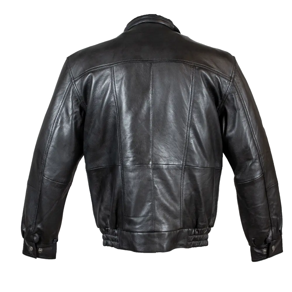 BOL Men's Double Pocket Leather Bomber Jacket EX-STOCK Canada