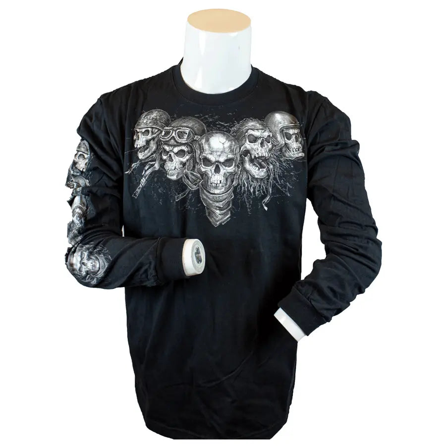 BOL Men's Five Skulls Long Sleeve Shirt EX-STOCK Canada