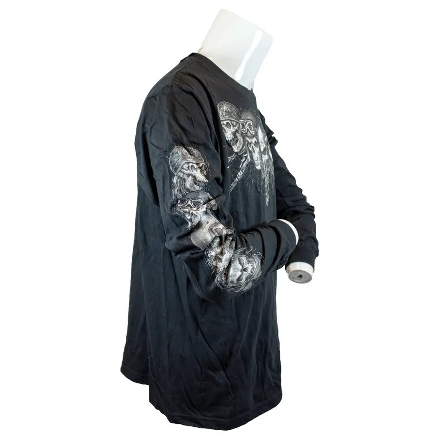BOL Men's Five Skulls Long Sleeve Shirt EX-STOCK Canada