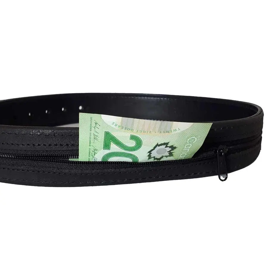 BOL Men's Leather Removable Buckle Money Belt EX-STOCK Canada