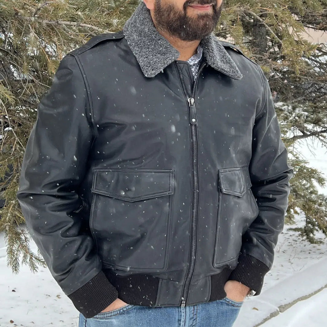 BOL Men's Maverick Lambskin Leather Jacket EX-STOCK Canada