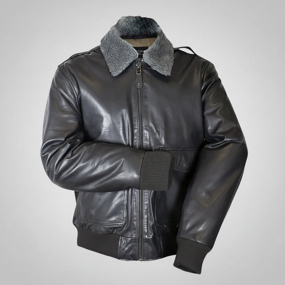 BOL Herren Maverick Lammlederjacke