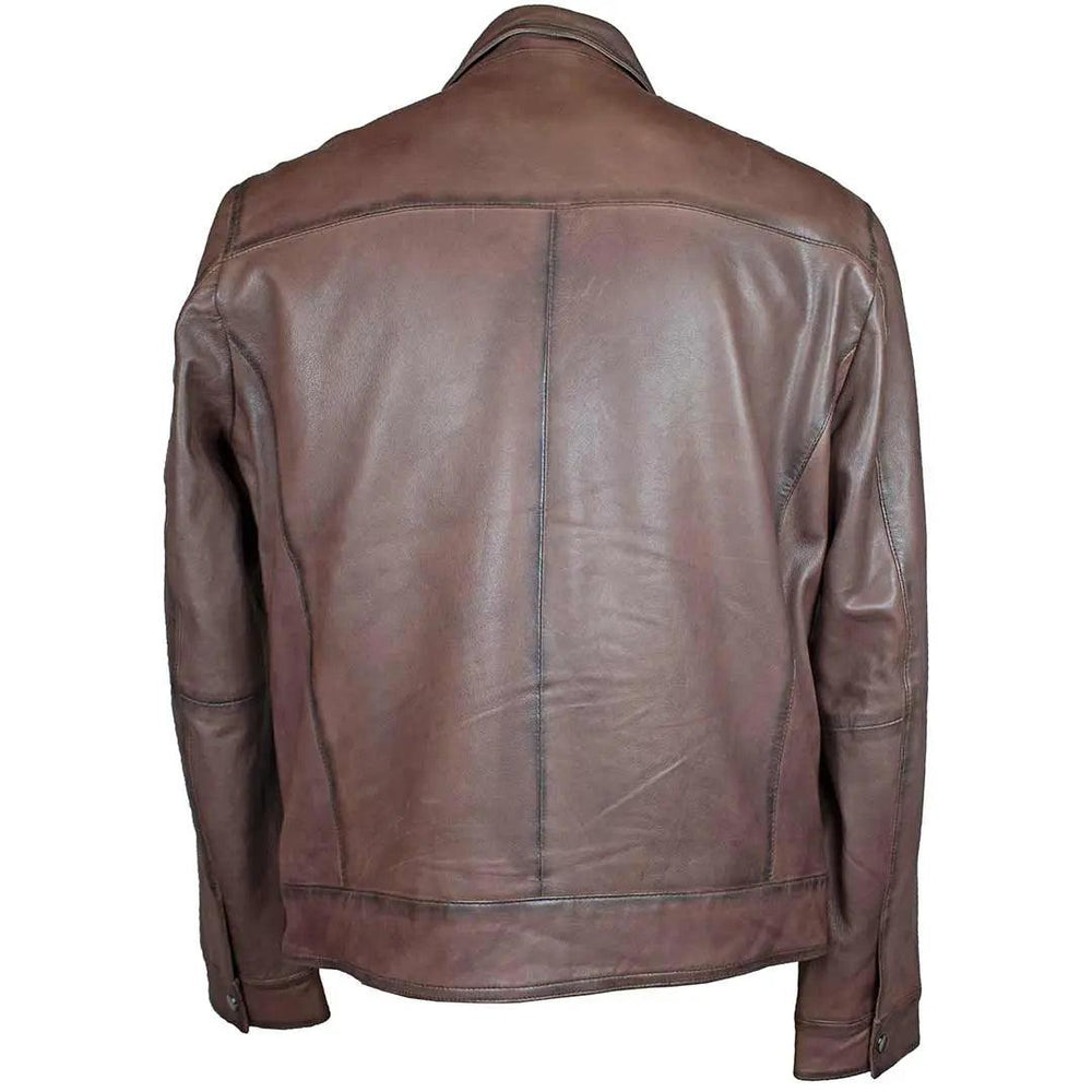 BOL Men's Quantum Classic Zip-up Leather Jacket EX-STOCK Canada