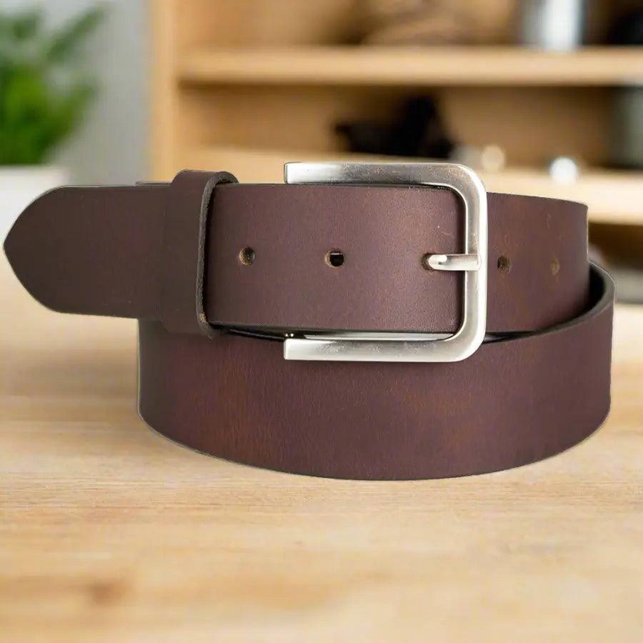 BOL Men's Removable Buckle Solid Leather Belt EX-STOCK Canada
