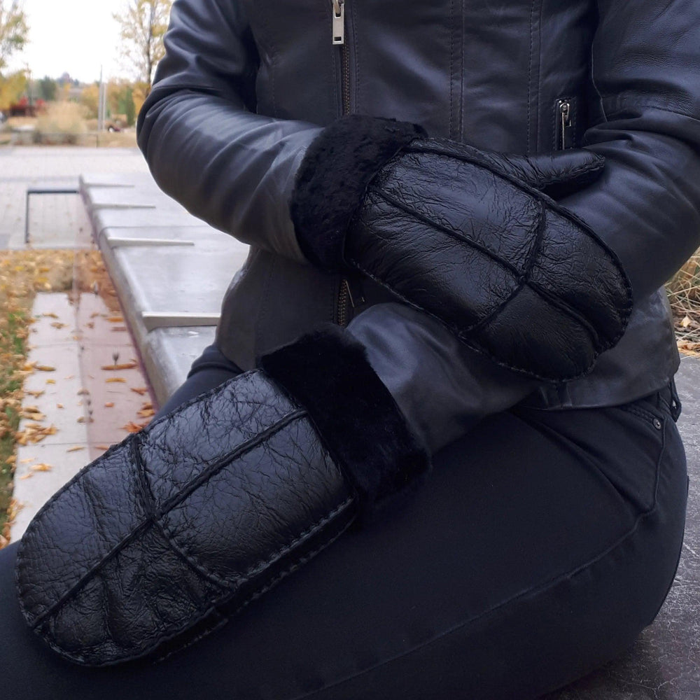 BOL Herren Lammfell-LederhandschuheEX-STOCK Canada