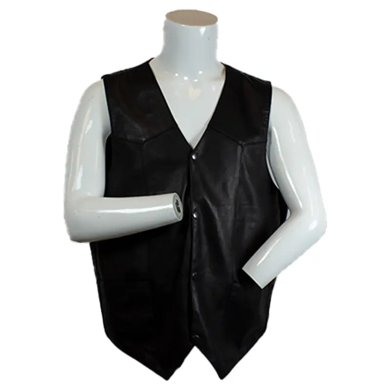 Gilet en cuir de mode en peau de mouton pour hommes BOLEX-STOCK Canada