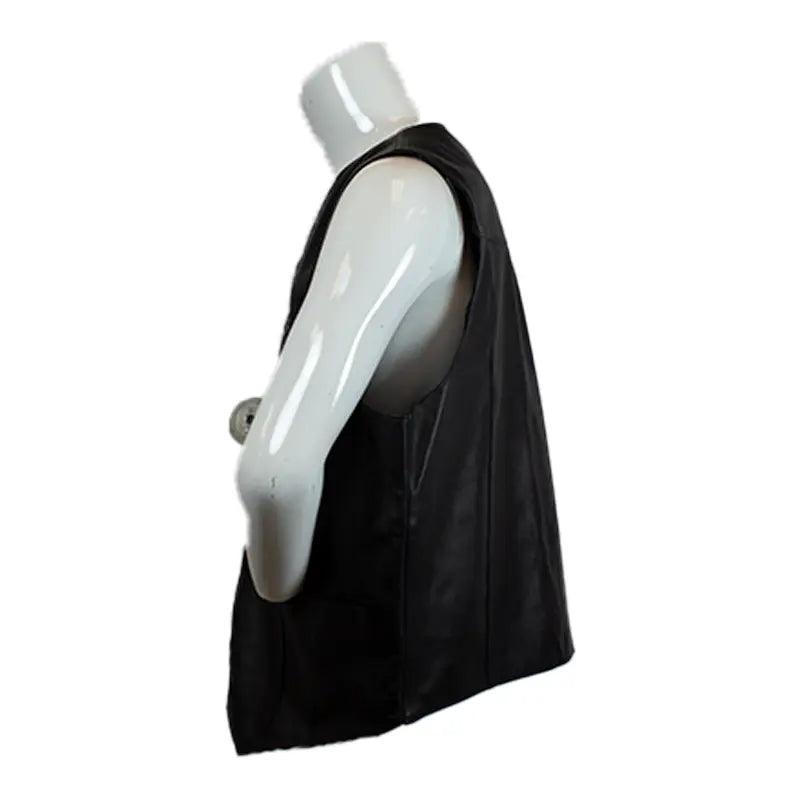Gilet en cuir de mode en peau de mouton pour hommes BOLEX-STOCK Canada