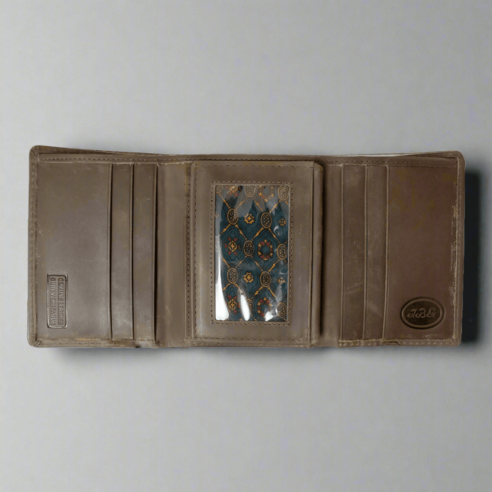 BOL Herren Leder Trifold Aufklapp-GeldbörseEX-STOCK Canada