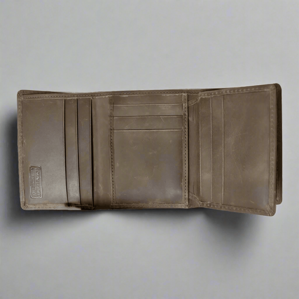 BOL Herren Leder Trifold Aufklapp-GeldbörseEX-STOCK Canada