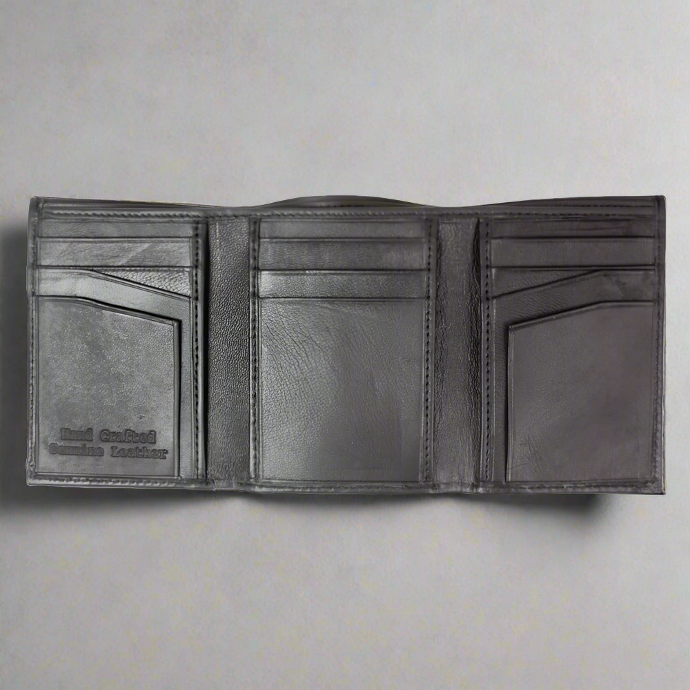 Portefeuille en cuir à trois volets pour hommes BOLEX-STOCK Canada