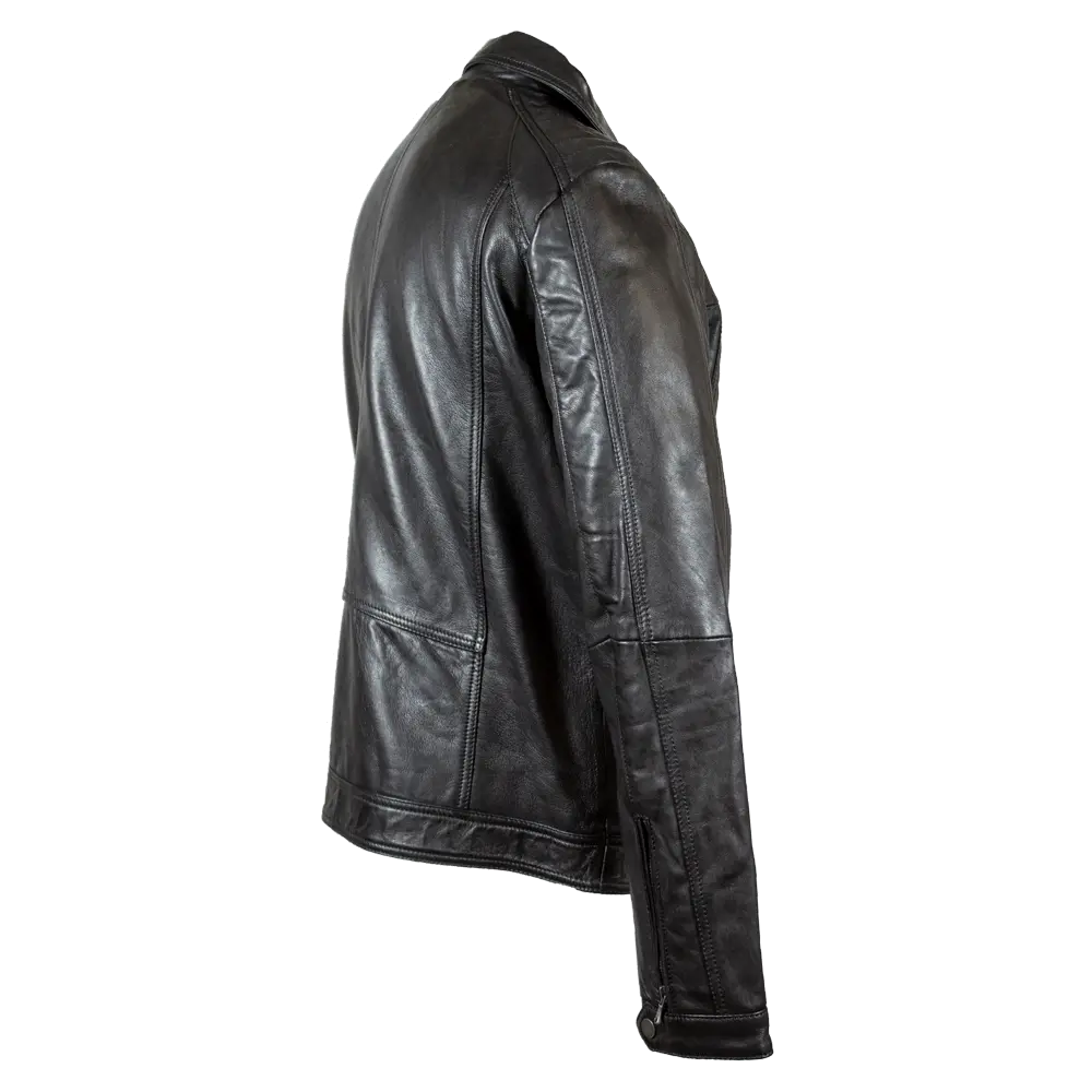 Veste en cuir pour homme BOL avec poche zippéeEX-STOCK Canada