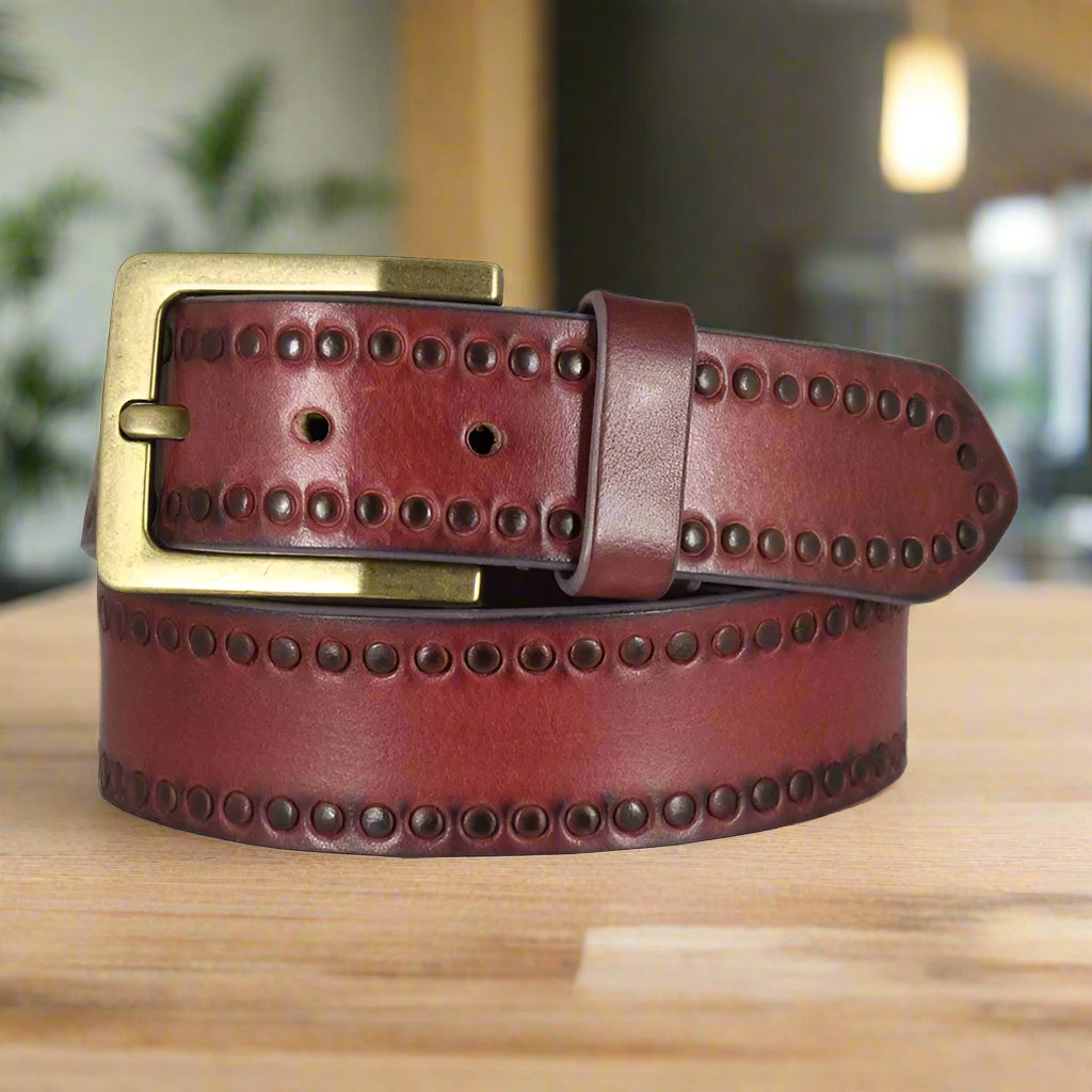 Ceinture en cuir travaillé pour femmes BOLEX-STOCK Canada