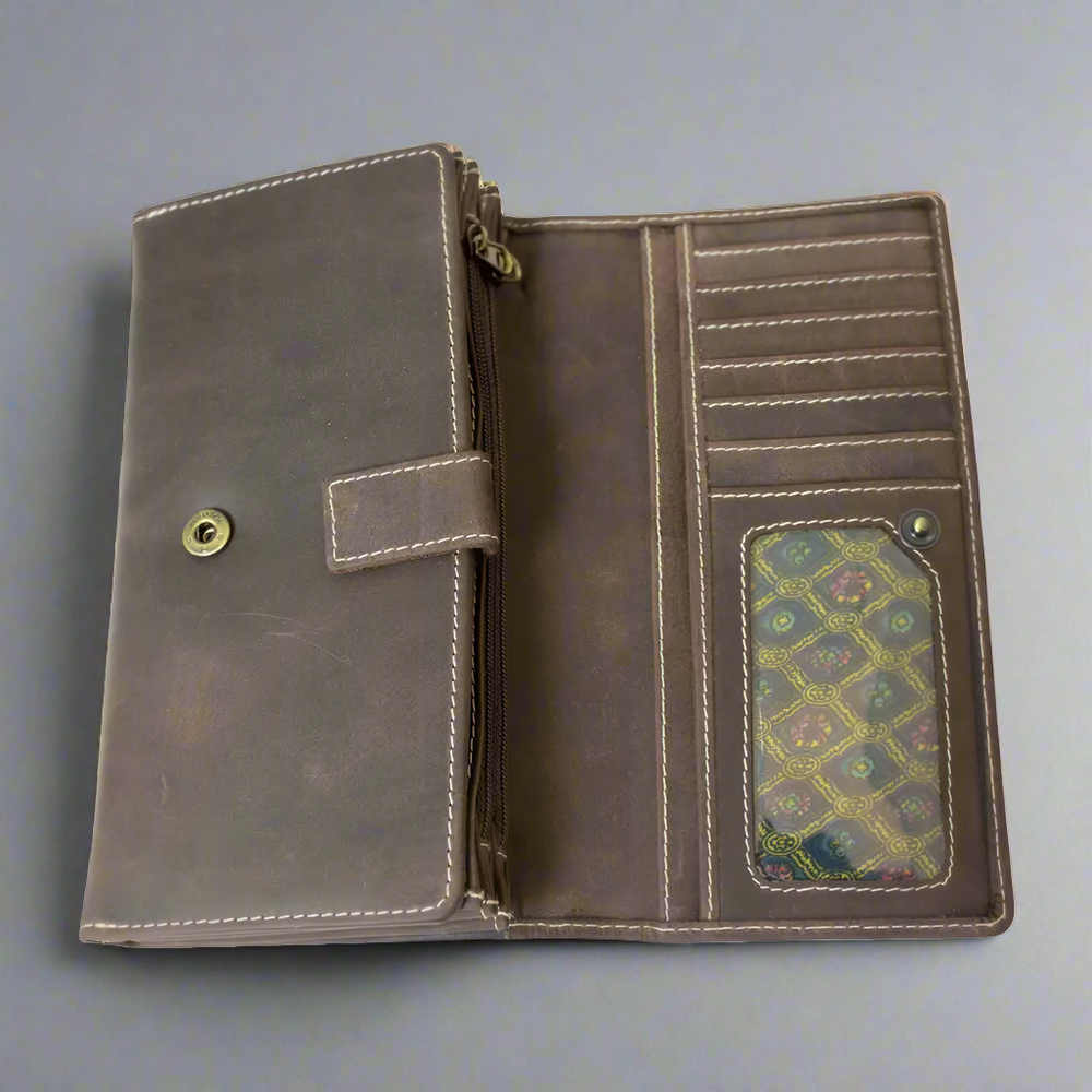 محفظة نسائية ثلاثية الطي بتقنية RFID من BOLEX-STOCK Canada