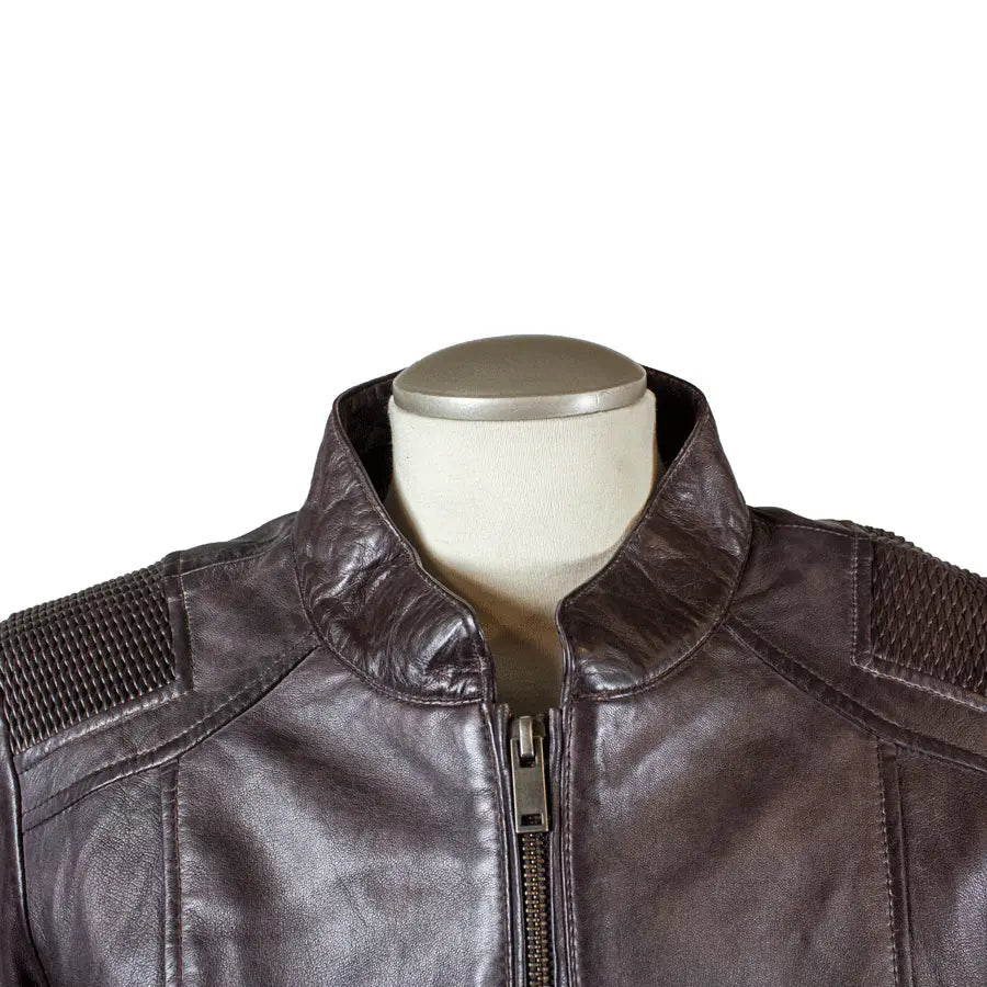 BOL Women's Basket Weave Accent Leather Jacket EX-STOCK Canada
