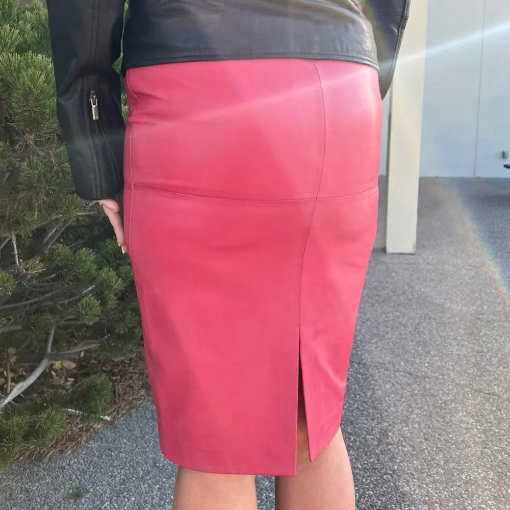 BOL Women's Dawn Leather Pencil Skirt EX-STOCK Canada