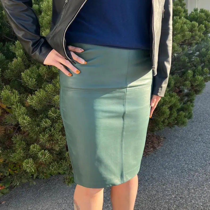 BOL Women's Dawn Leather Pencil Skirt EX-STOCK Canada