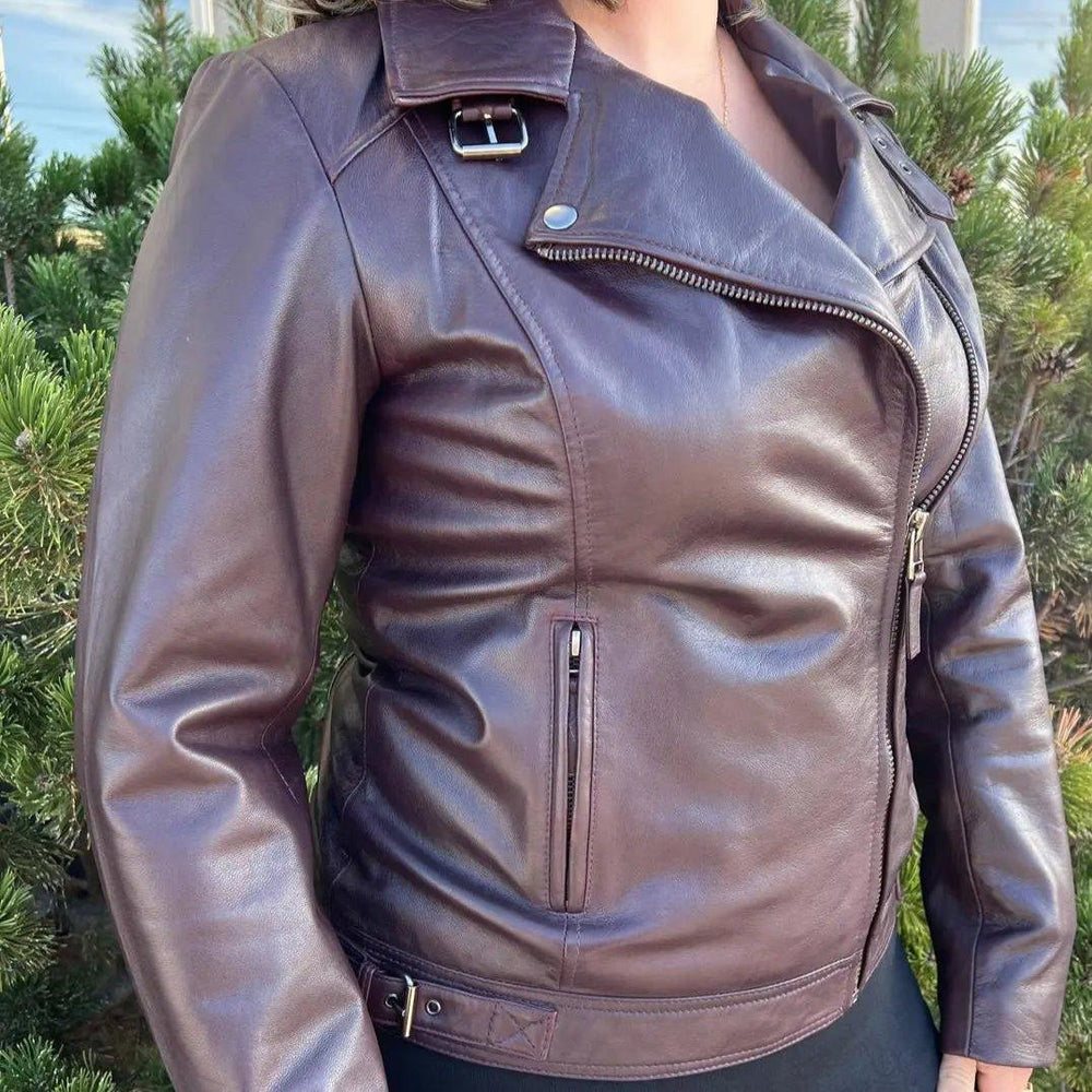 BOL Women's Leather Biker Style Jacket EX-STOCK Canada