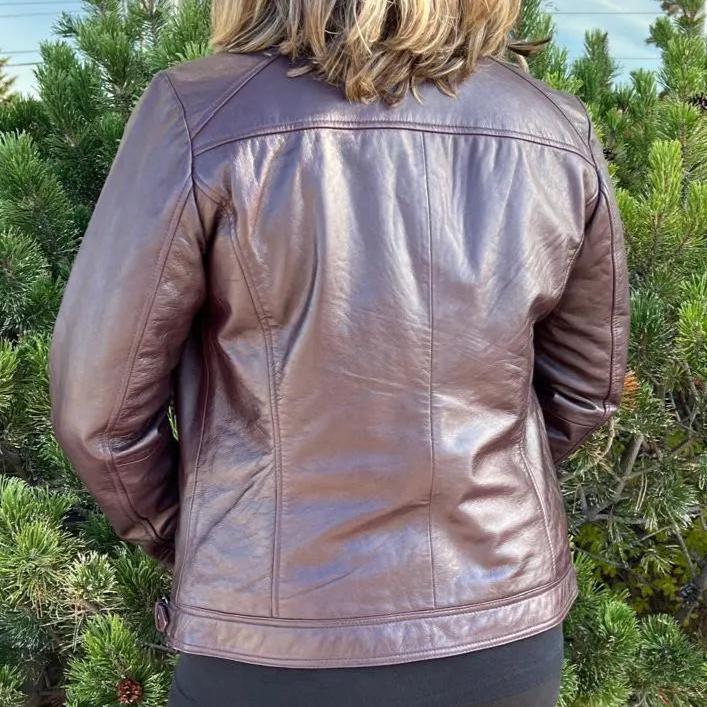 BOL Women's Leather Biker Style Jacket EX-STOCK Canada