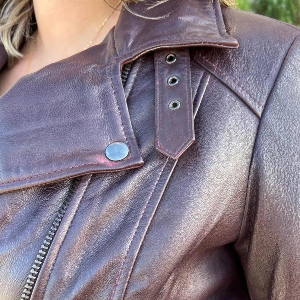 BOL Women's Leather Biker Style Jacket EX-STOCK Canada