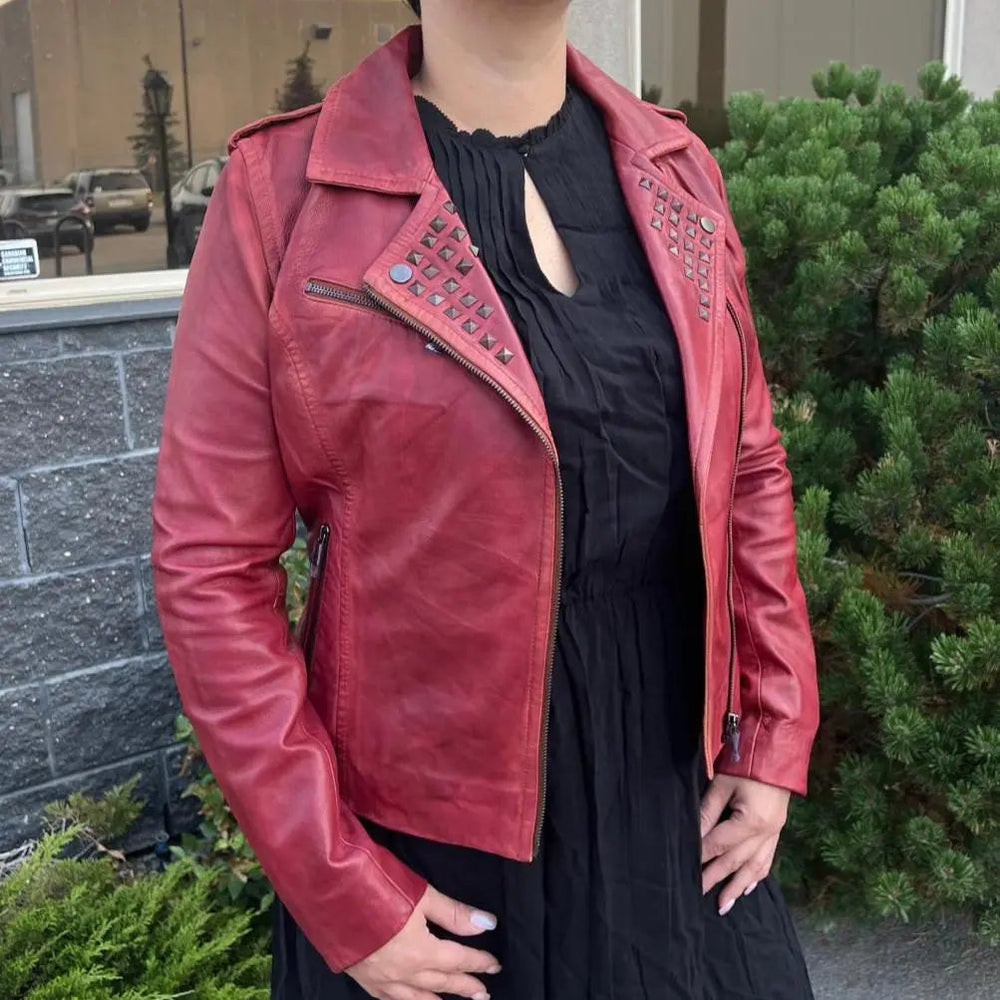 BOL Women's Marya Lambskin Leather Jacket EX-STOCK Canada