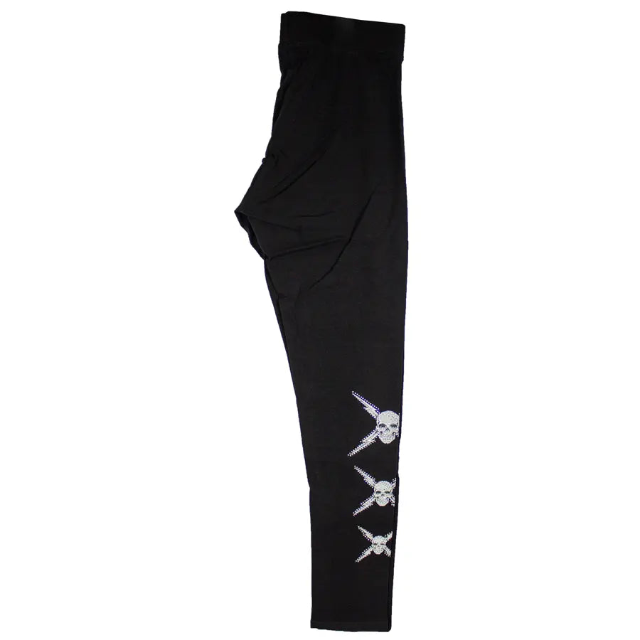 Leggings de calavera con pedrería para mujer BOLEX-STOCK Canada