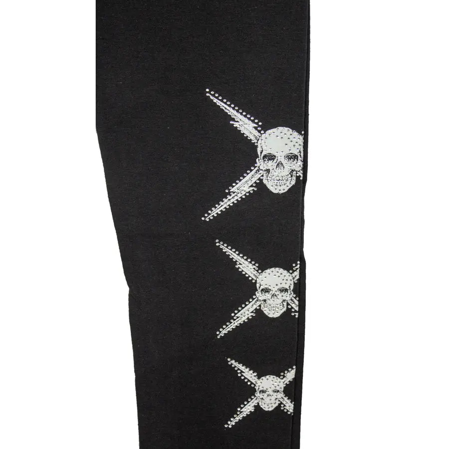 Leggings de calavera con pedrería para mujer BOLEX-STOCK Canada