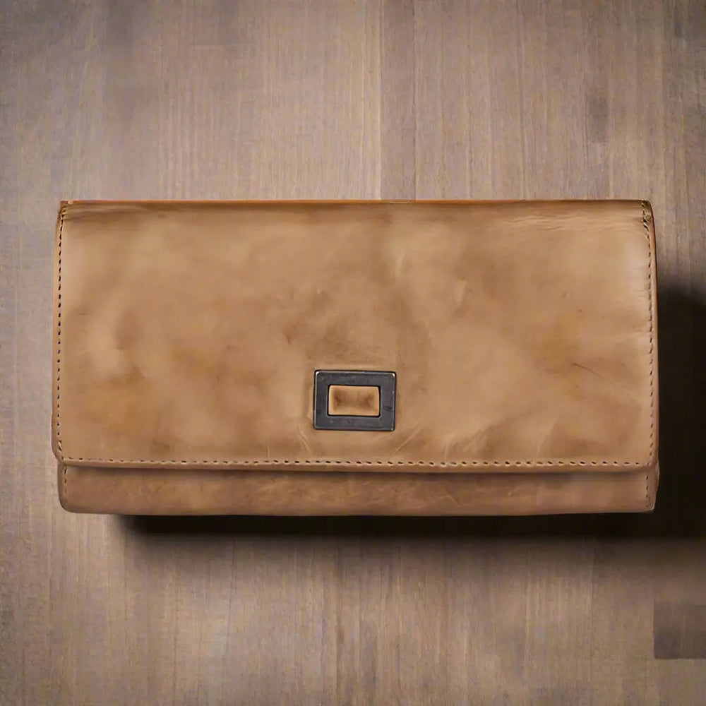 BOL Women's Square Tab Leather Wallet EX-STOCK Canada