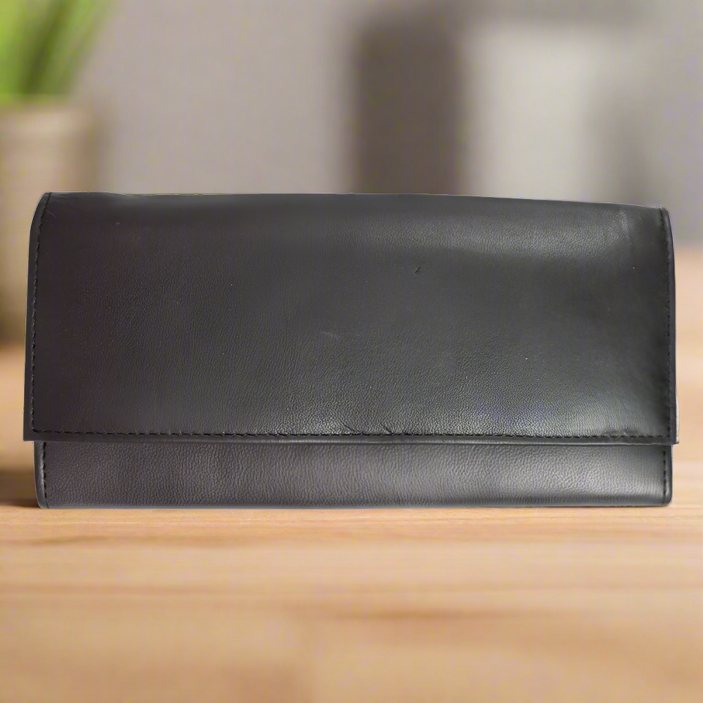 BOL Women's Trifold RFID Leather Wallet EX-STOCK Canada