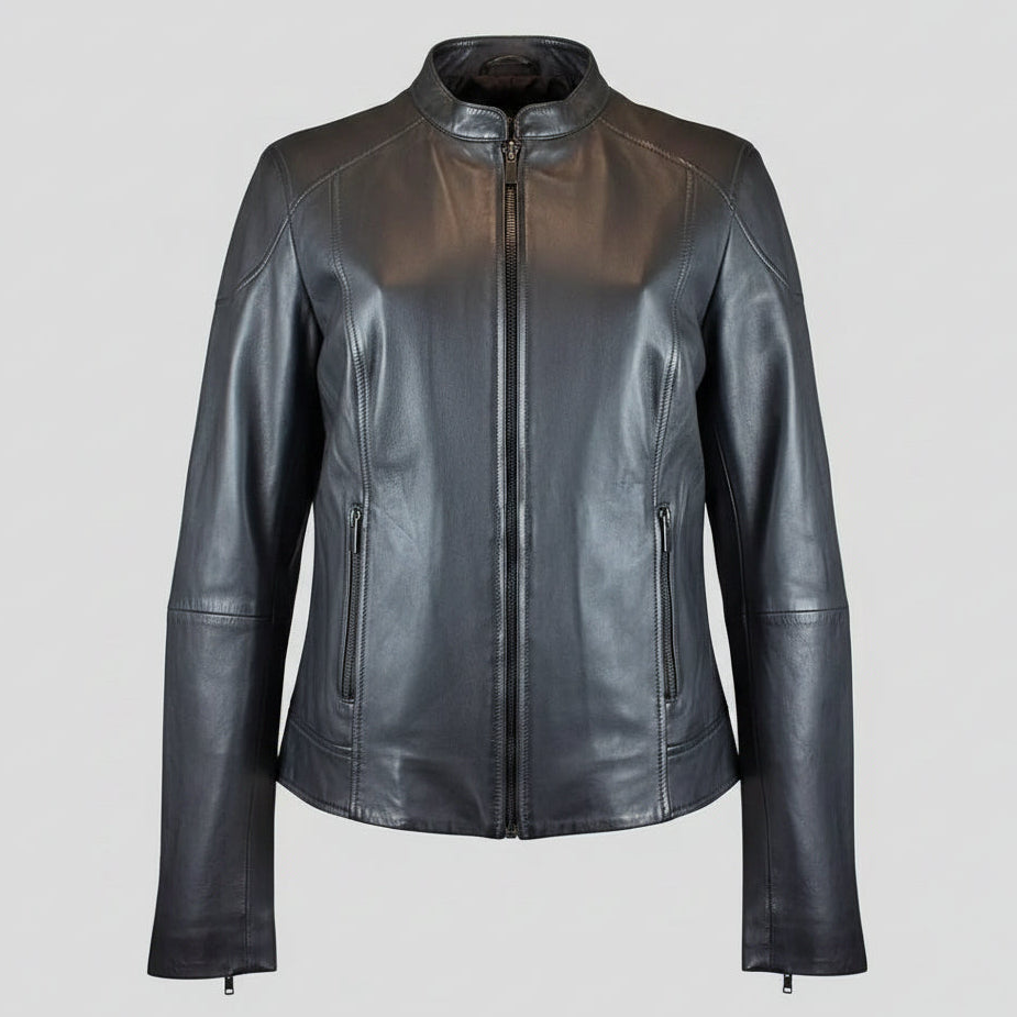 Chaqueta de cuero vintage de Texas para mujer BOL
