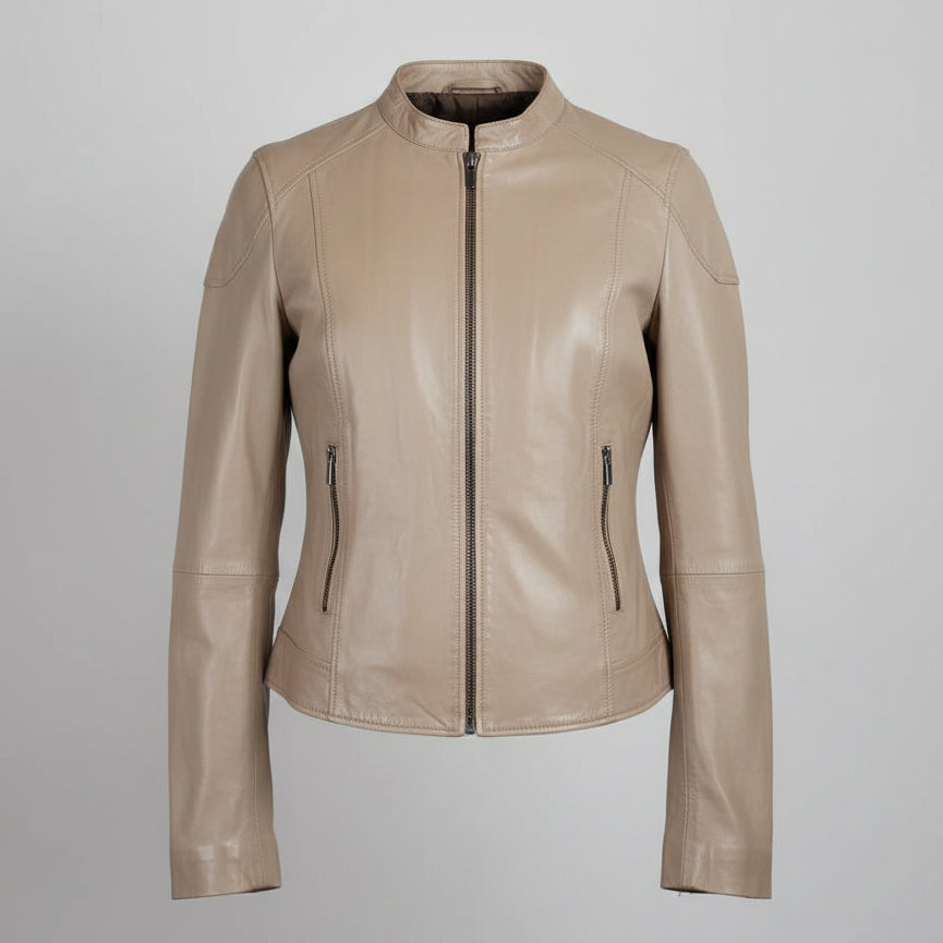 Chaqueta de cuero vintage de Texas para mujer BOL